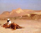 让莱昂杰罗姆 - 阿拉伯人和他的坐骑